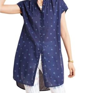 Pilcro - Lace Embroidered Tunic Boho Size Medium